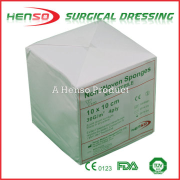 HENSO Medical Disposable Chirurgische Absorbierende Non Woven Gauze Tupfer